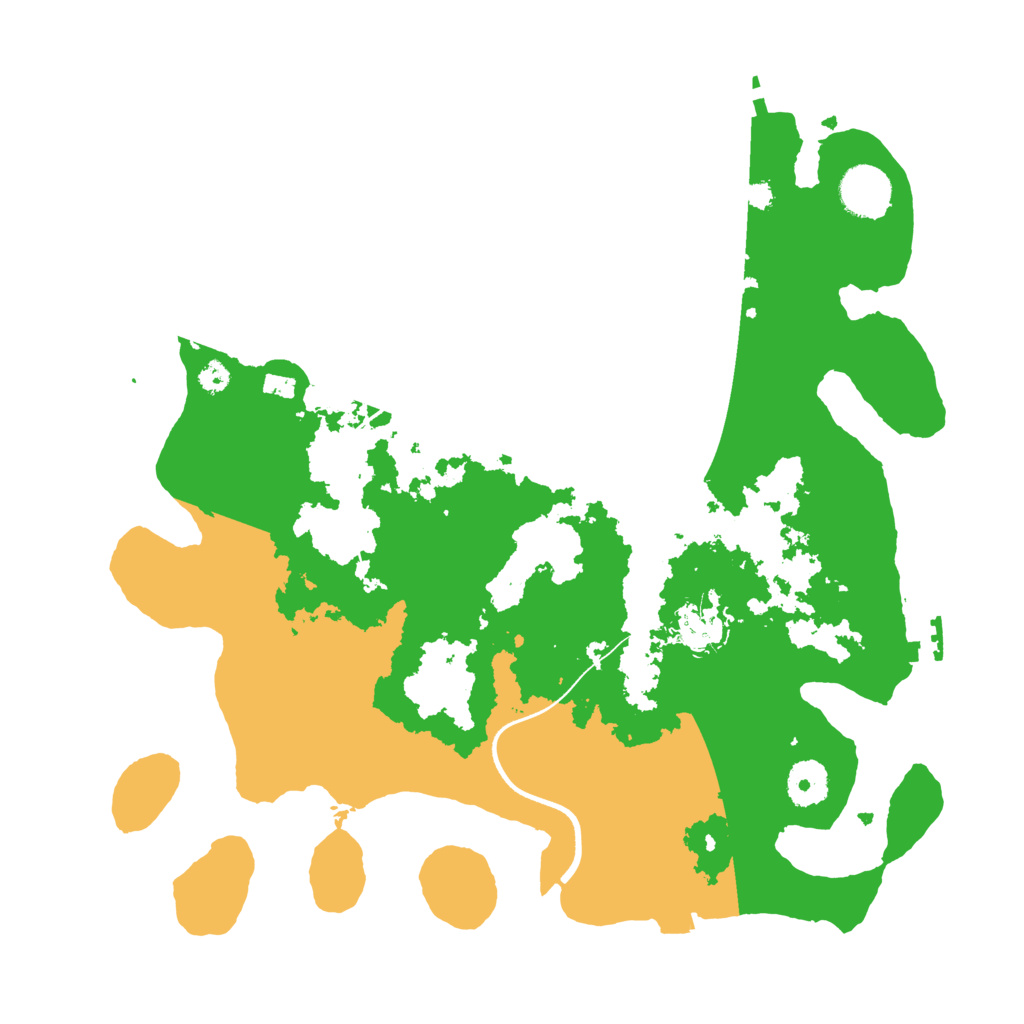 Biome Rust Map: Procedural Map, Size: 3500, Seed: 2507