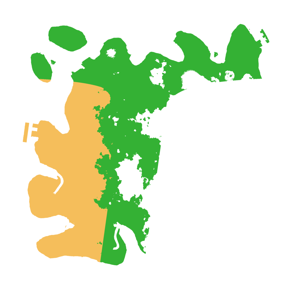 Biome Rust Map: Procedural Map, Size: 3000, Seed: 2086501768