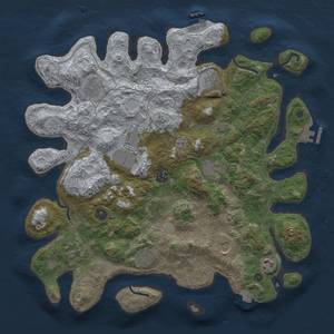 Thumbnail Rust Map: Procedural Map, Size: 4000, Seed: 1159435509, 18 Monuments