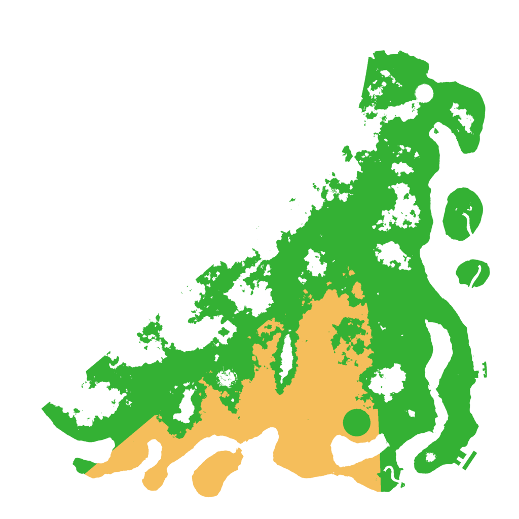 Biome Rust Map: Procedural Map, Size: 5000, Seed: 417398223