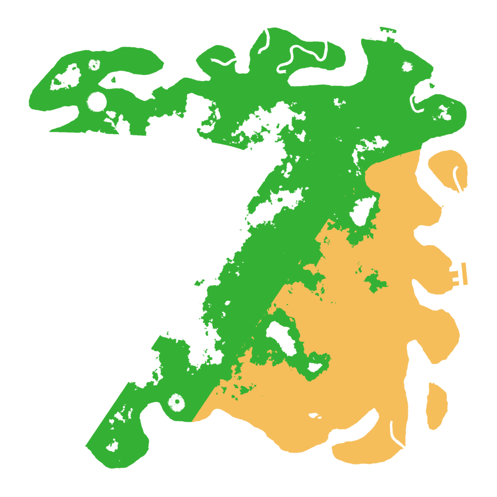 Biome Rust Map: Procedural Map, Size: 4500, Seed: 172119254