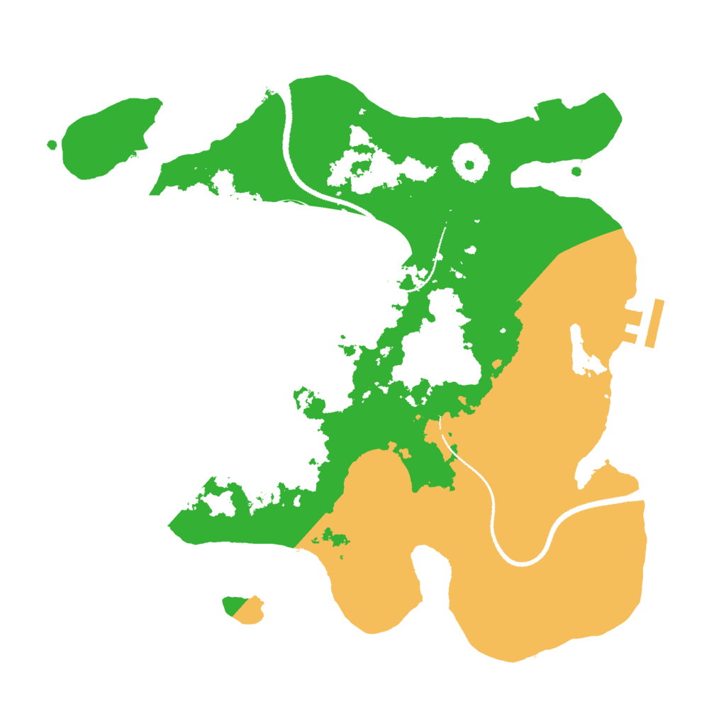 Biome Rust Map: Procedural Map, Size: 3000, Seed: 7635490