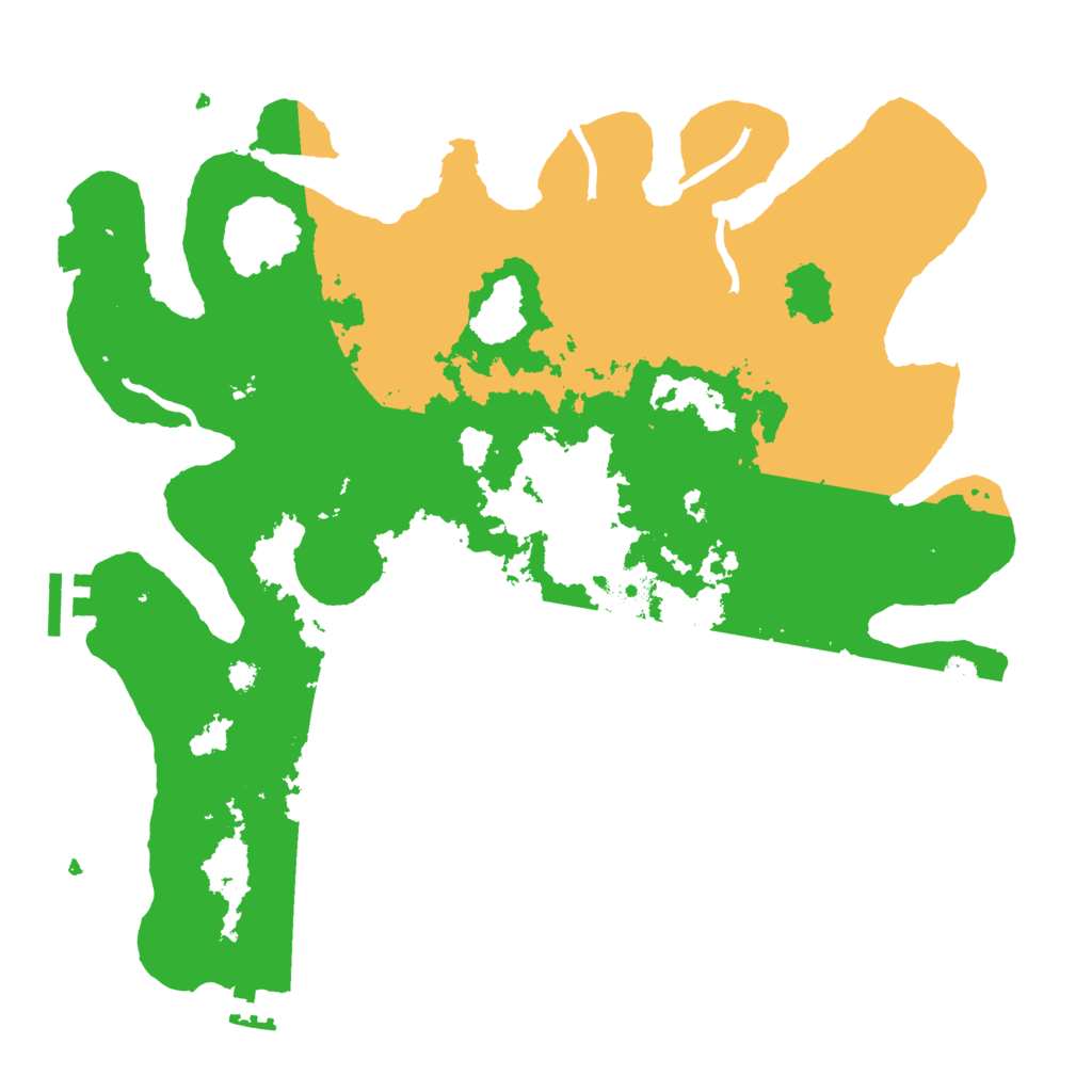 Biome Rust Map: Procedural Map, Size: 3500, Seed: 1234530405