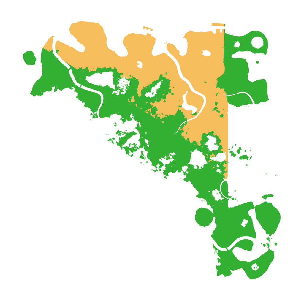 Biome Rust Map: Procedural Map, Size: 4500, Seed: 415232