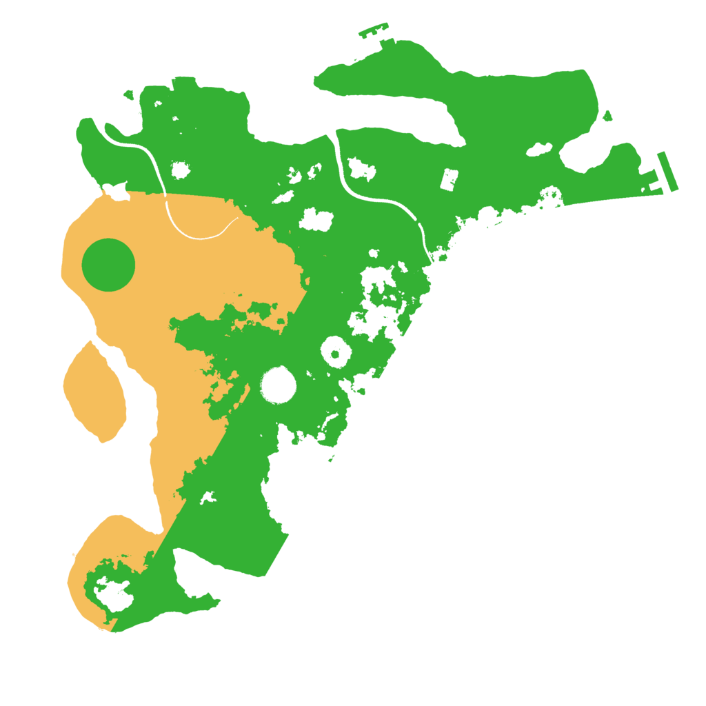 Biome Rust Map: Procedural Map, Size: 3500, Seed: 2078158782
