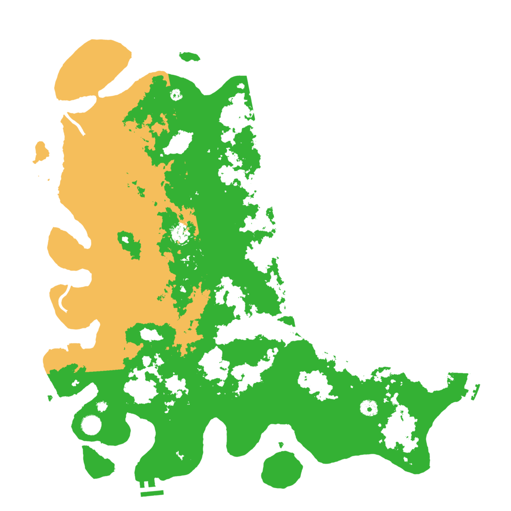 Biome Rust Map: Procedural Map, Size: 4500, Seed: 1999215893