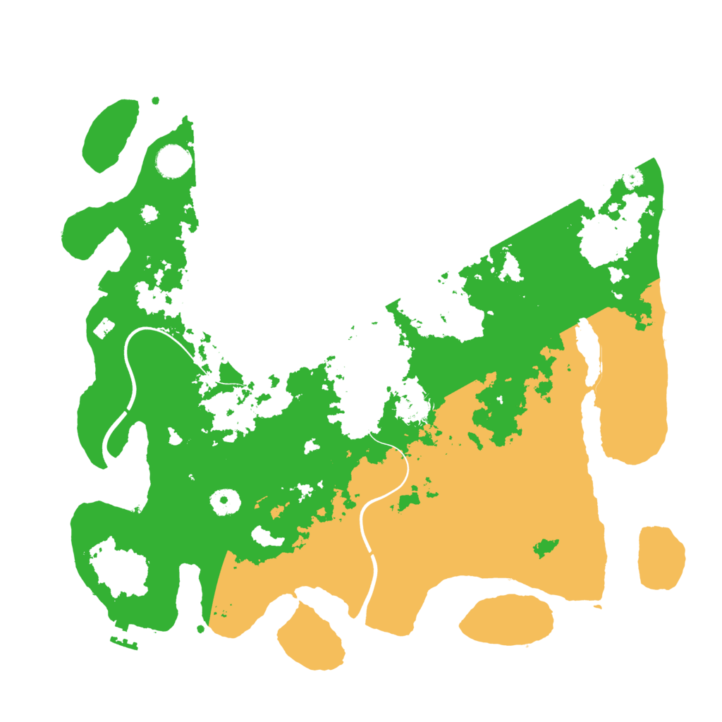 Biome Rust Map: Procedural Map, Size: 3800, Seed: 3826