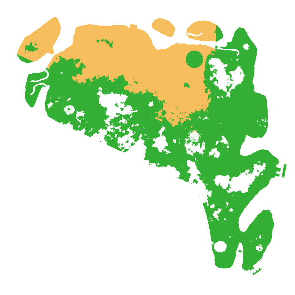 Biome Rust Map: Procedural Map, Size: 4500, Seed: 349905674