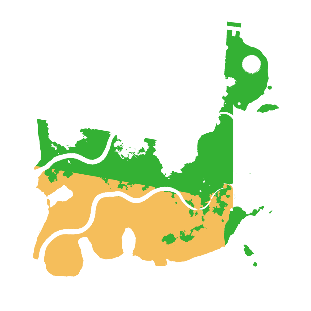 Biome Rust Map: Procedural Map, Size: 3000, Seed: 840693322