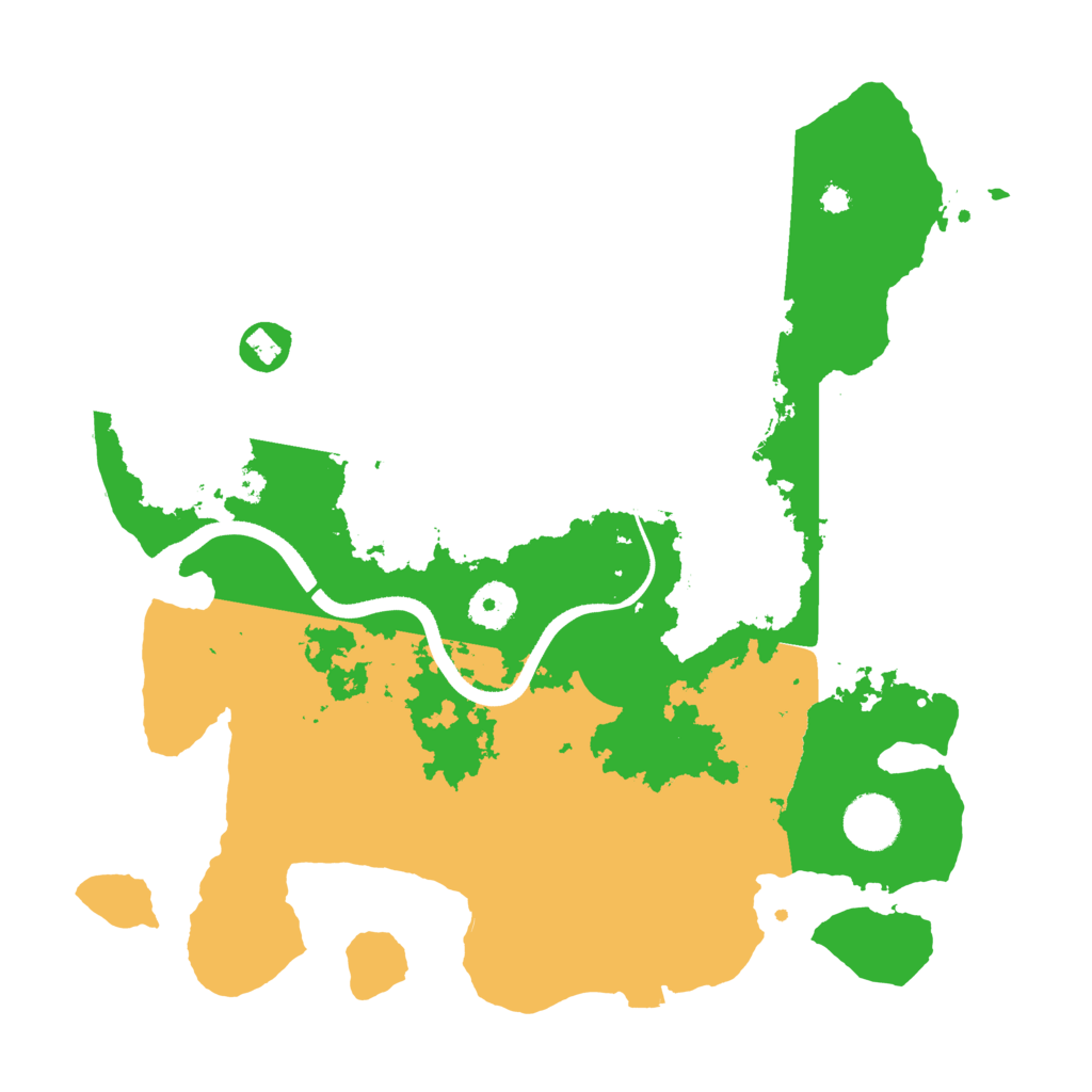 Biome Rust Map: Procedural Map, Size: 3500, Seed: 532035323