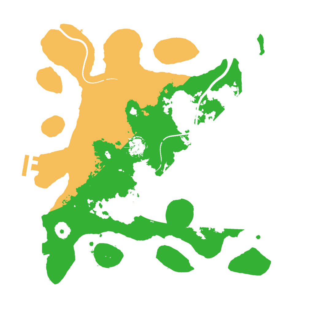 Biome Rust Map: Procedural Map, Size: 3000, Seed: 1041129720