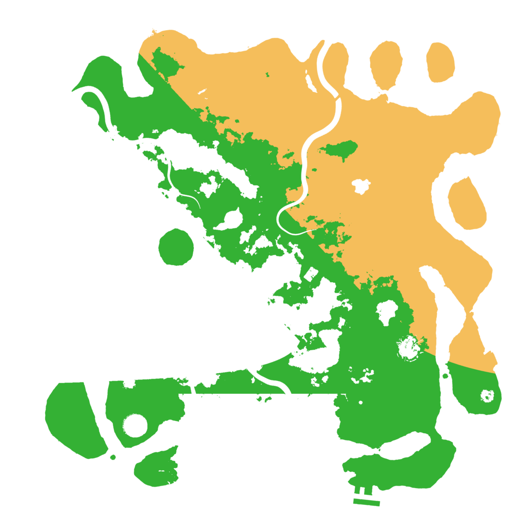 Biome Rust Map: Procedural Map, Size: 4000, Seed: 7772525