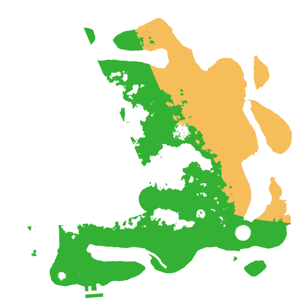 Biome Rust Map: Procedural Map, Size: 3500, Seed: 36630140