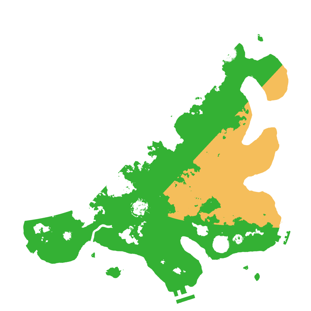 Biome Rust Map: Procedural Map, Size: 3300, Seed: 1602058485