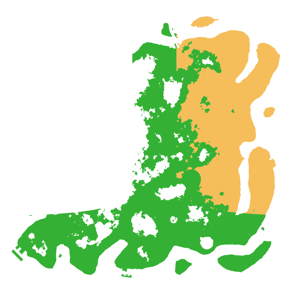 Biome Rust Map: Procedural Map, Size: 4250, Seed: 887789942