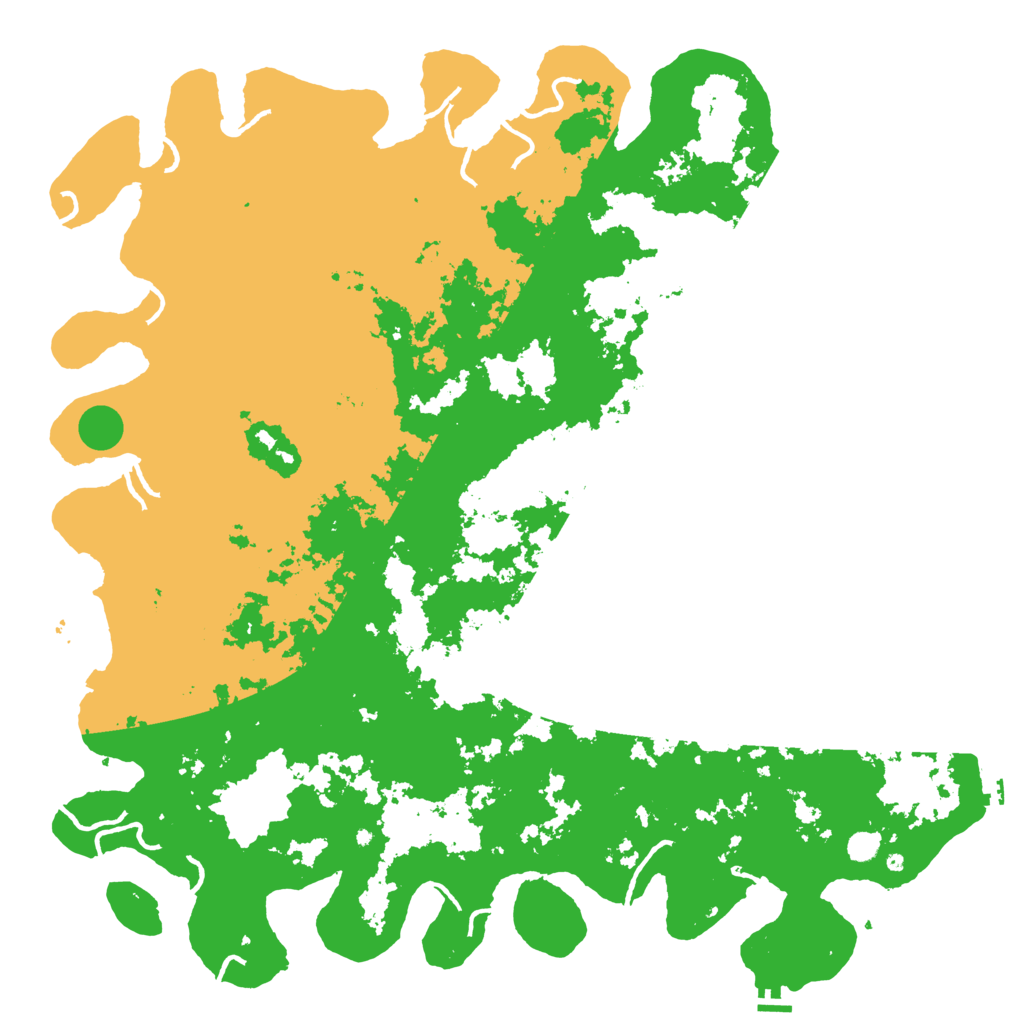 Biome Rust Map: Procedural Map, Size: 6000, Seed: 2049898898