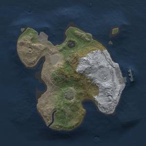 Thumbnail Rust Map: Procedural Map, Size: 1900, Seed: 737747449, 6 Monuments