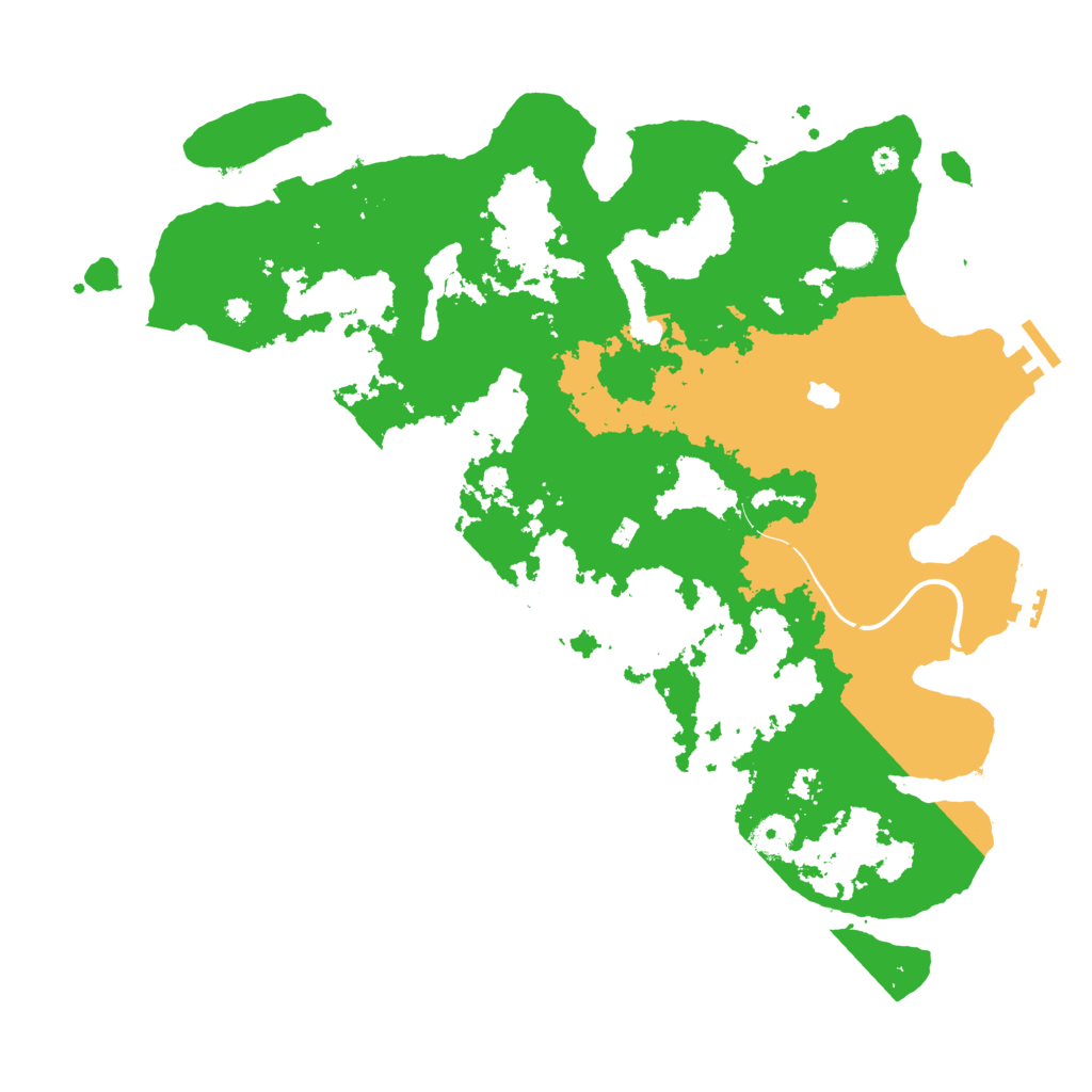 Biome Rust Map: Procedural Map, Size: 4120, Seed: 316497