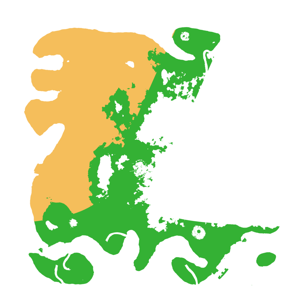 Biome Rust Map: Procedural Map, Size: 3500, Seed: 271309878