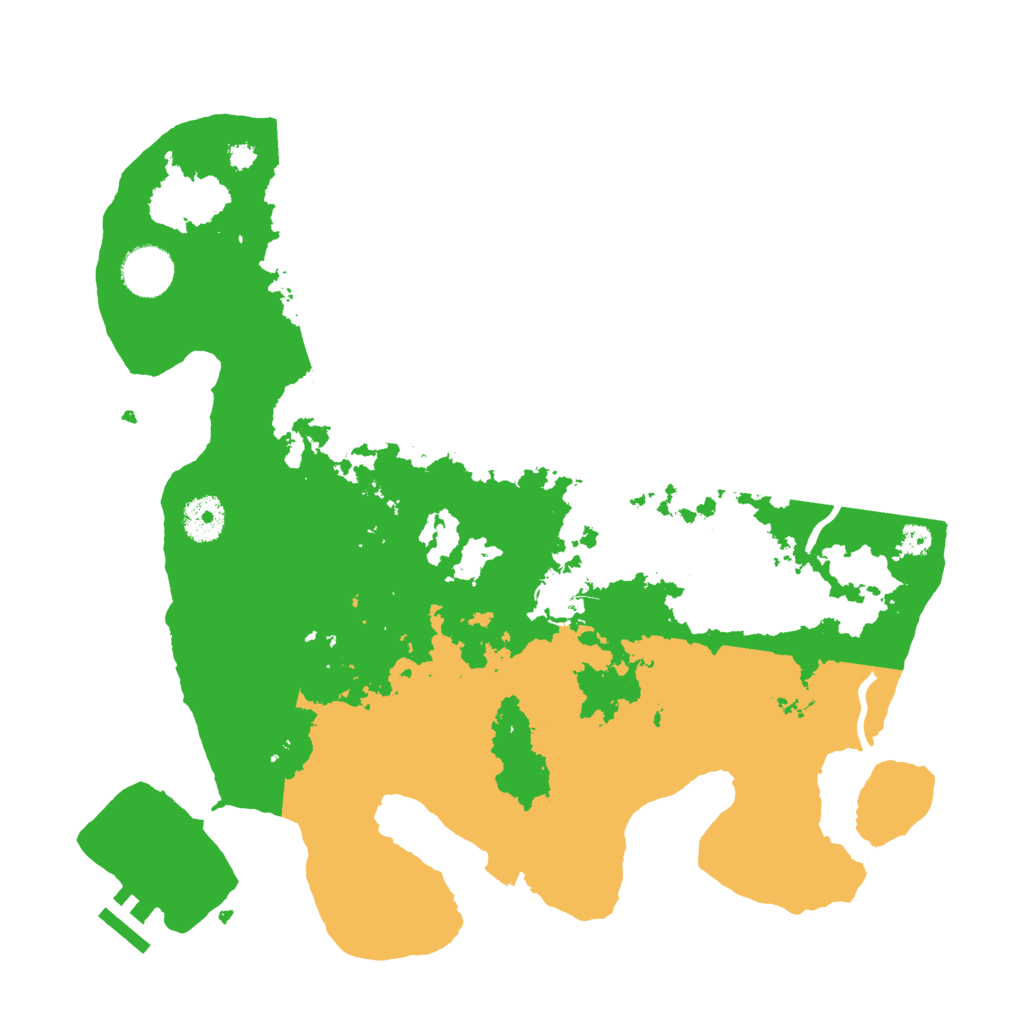 Biome Rust Map: Procedural Map, Size: 3500, Seed: 847719392