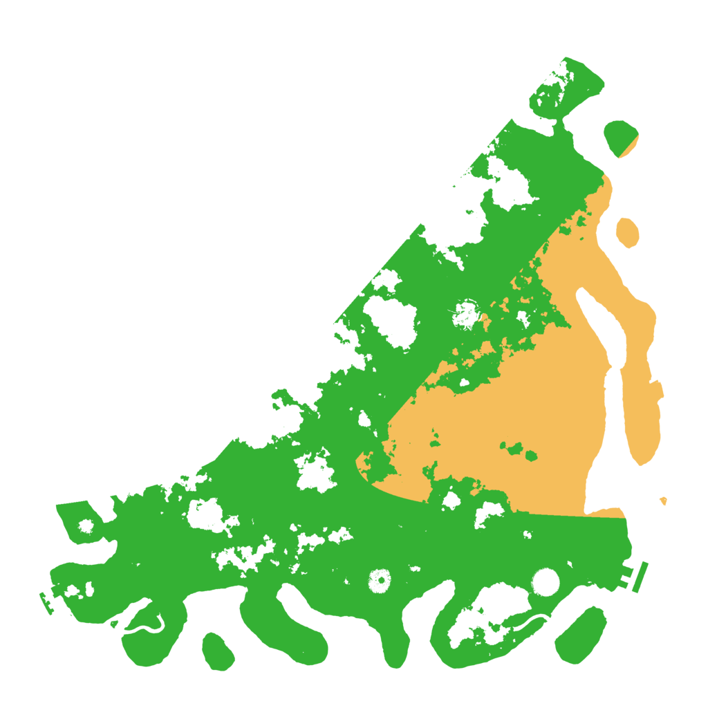 Biome Rust Map: Procedural Map, Size: 4500, Seed: 183