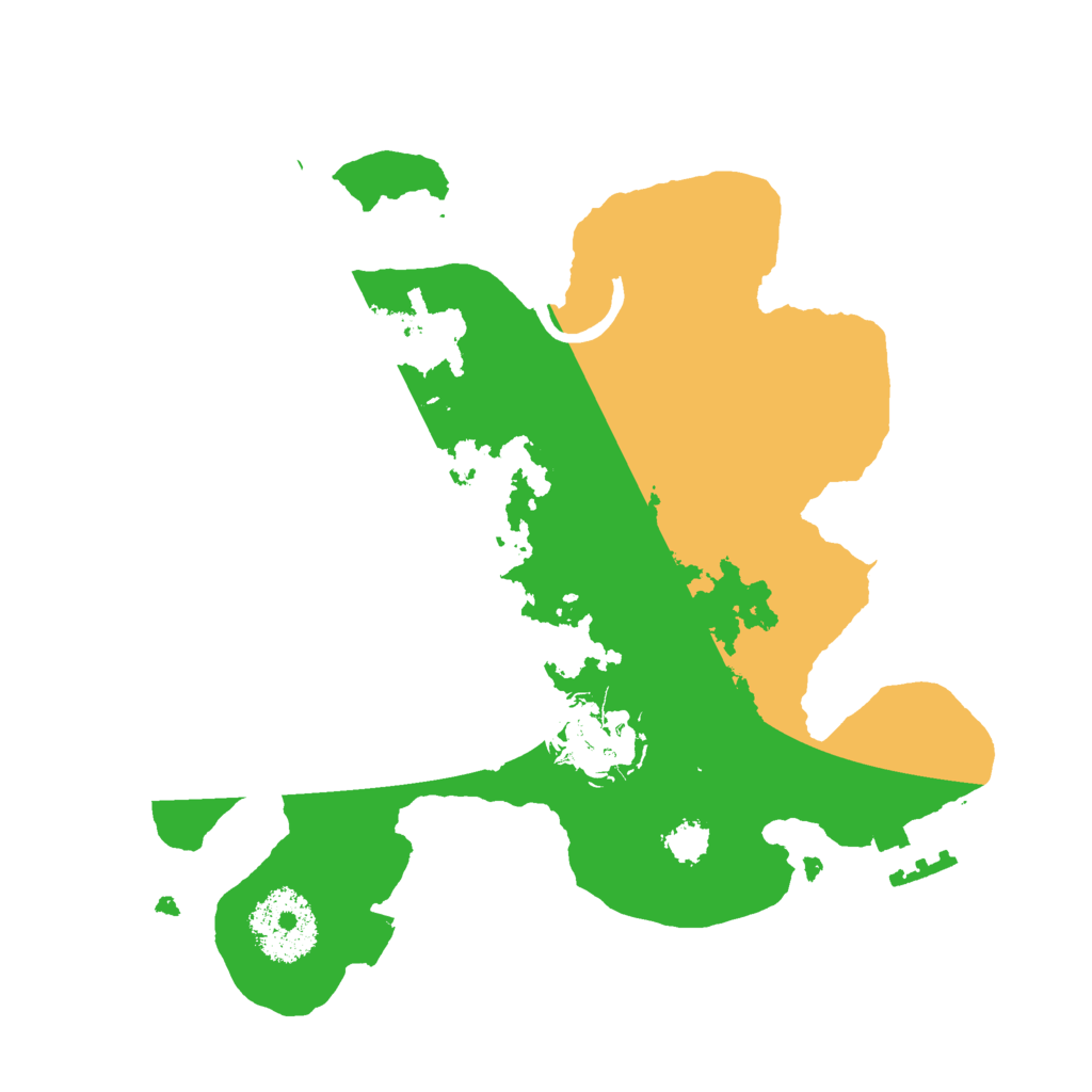 Biome Rust Map: Procedural Map, Size: 2400, Seed: 713033343