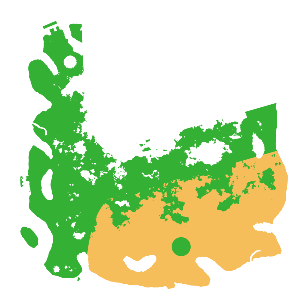 Biome Rust Map: Procedural Map, Size: 4300, Seed: 250624