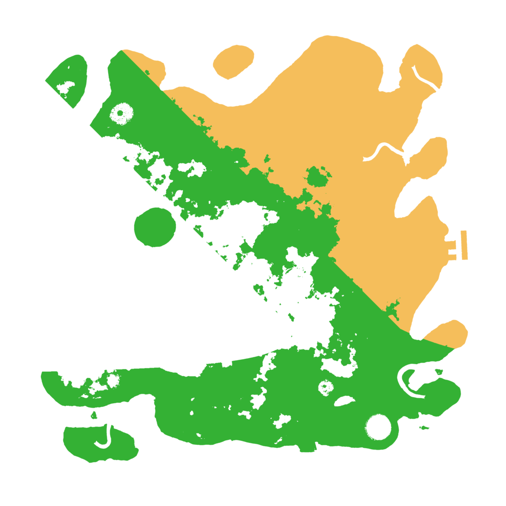 Biome Rust Map: Procedural Map, Size: 3500, Seed: 1038153954