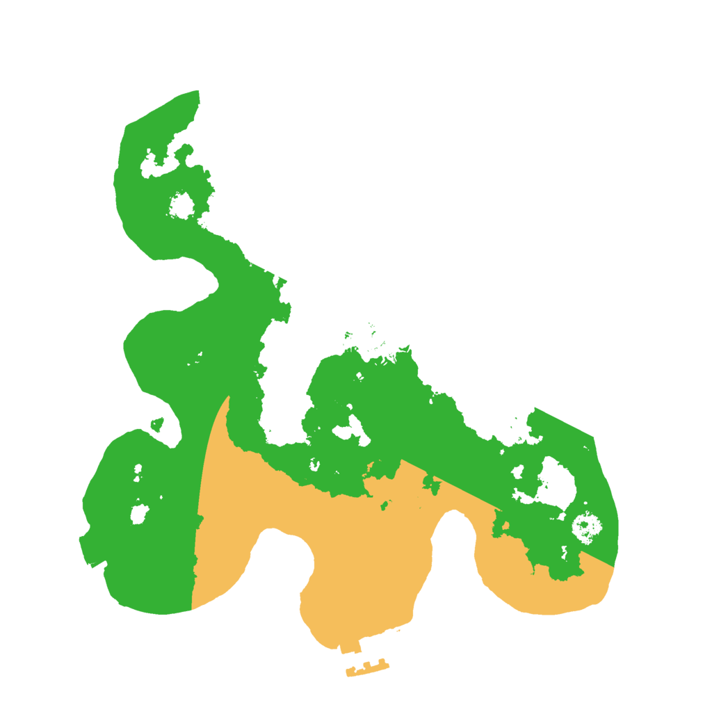 Biome Rust Map: Procedural Map, Size: 2500, Seed: 1876