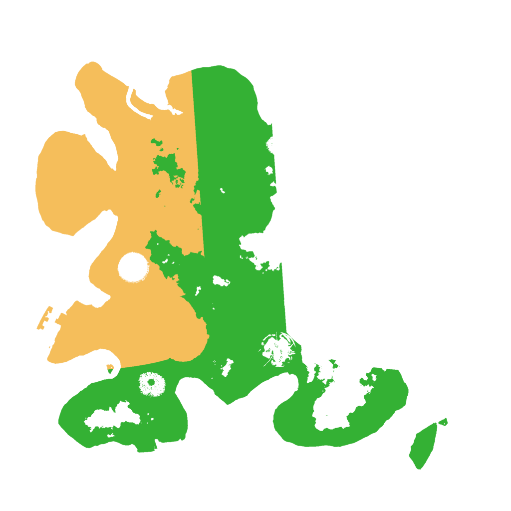 Biome Rust Map: Procedural Map, Size: 3000, Seed: 1279