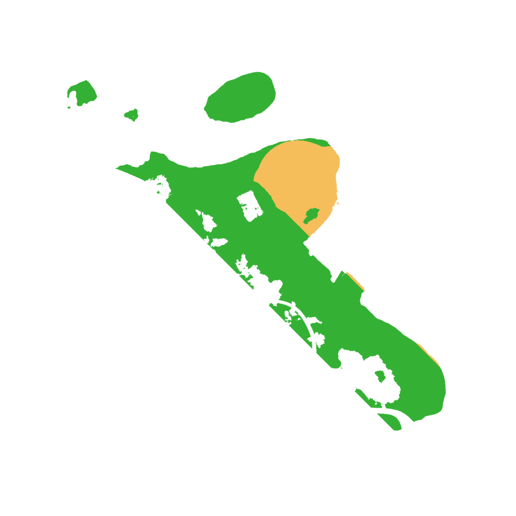 Biome Rust Map: Procedural Map, Size: 2000, Seed: 37152