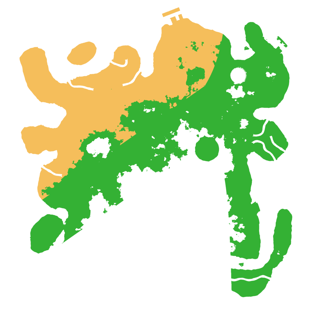 Biome Rust Map: Procedural Map, Size: 3500, Seed: 26072024