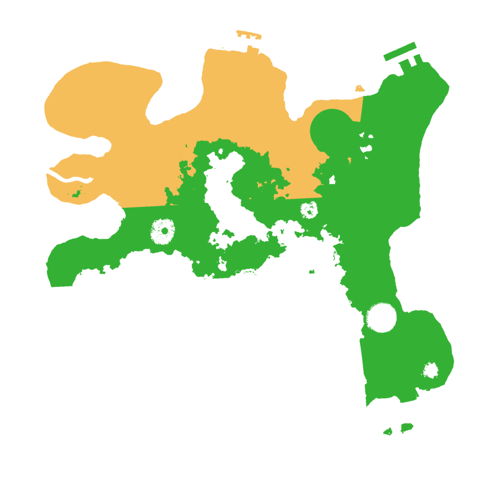 Biome Rust Map: Procedural Map, Size: 3000, Seed: 27998