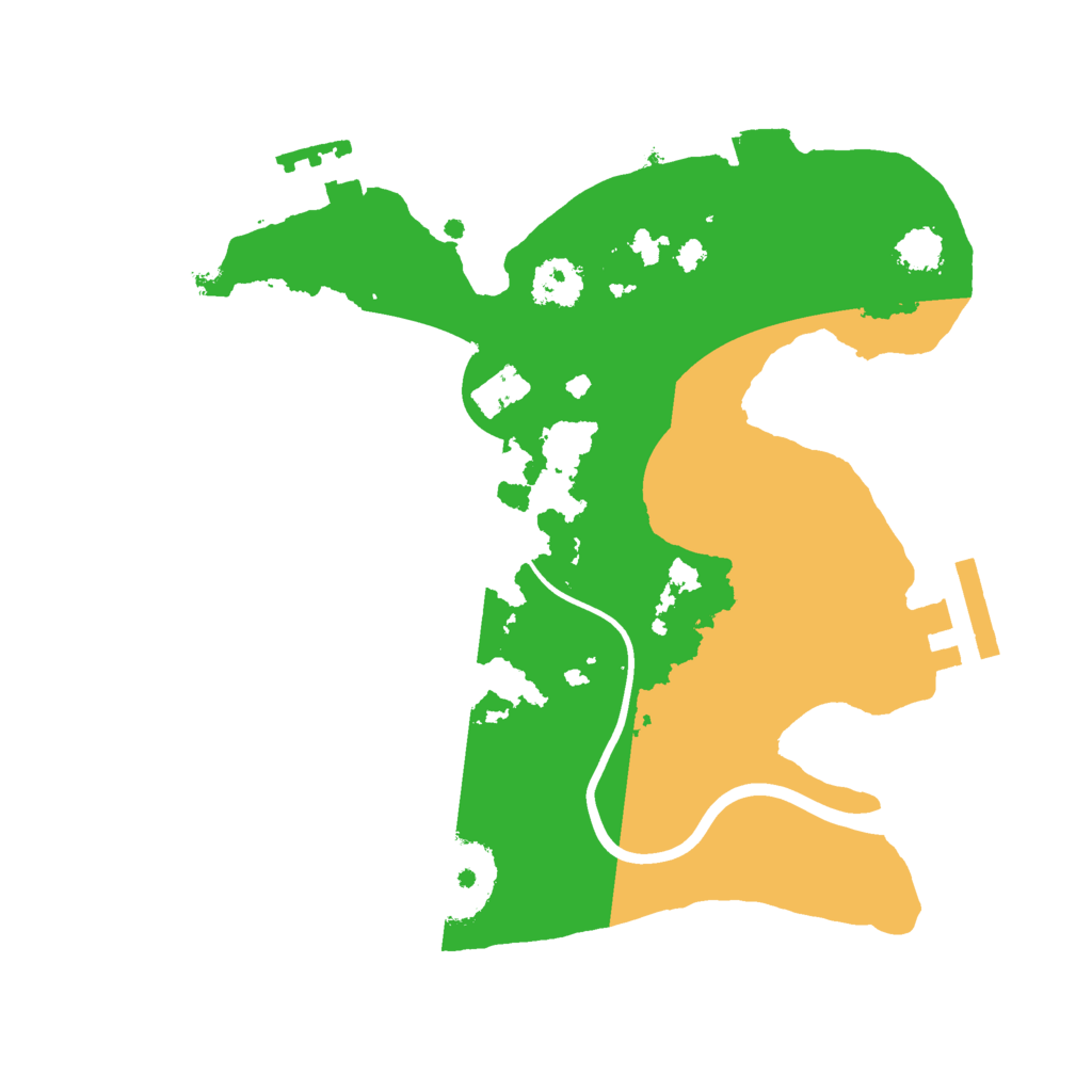 Biome Rust Map: Procedural Map, Size: 2200, Seed: 220965142