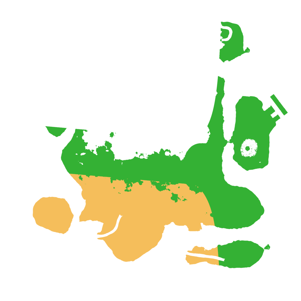 Biome Rust Map: Procedural Map, Size: 2600, Seed: 1334697970