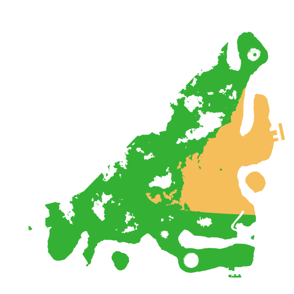 Biome Rust Map: Procedural Map, Size: 3500, Seed: 929123276