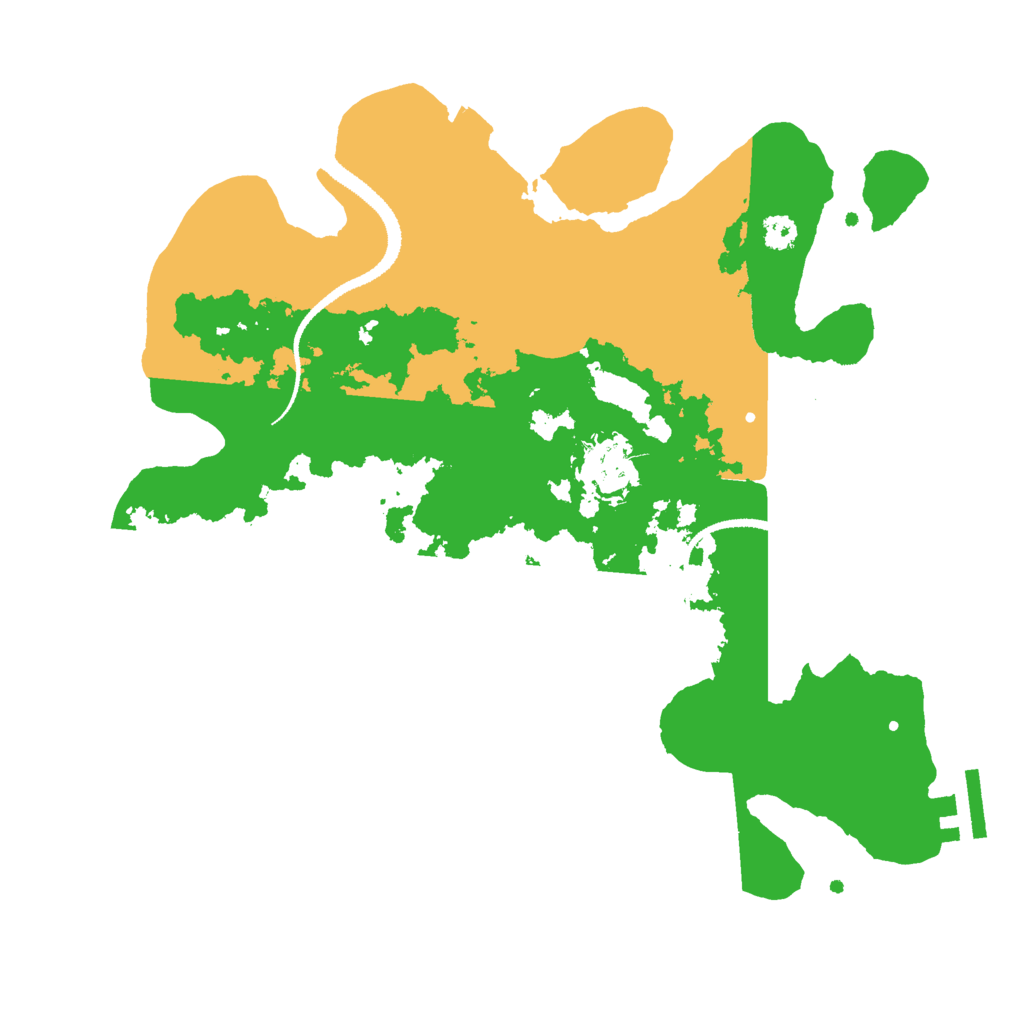 Biome Rust Map: Procedural Map, Size: 3000, Seed: 1040594683