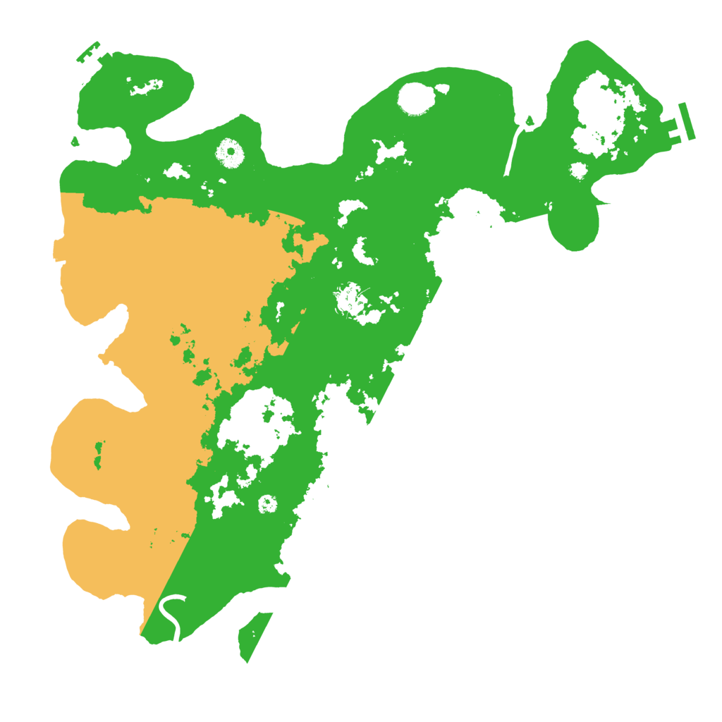 Biome Rust Map: Procedural Map, Size: 3850, Seed: 1543656696