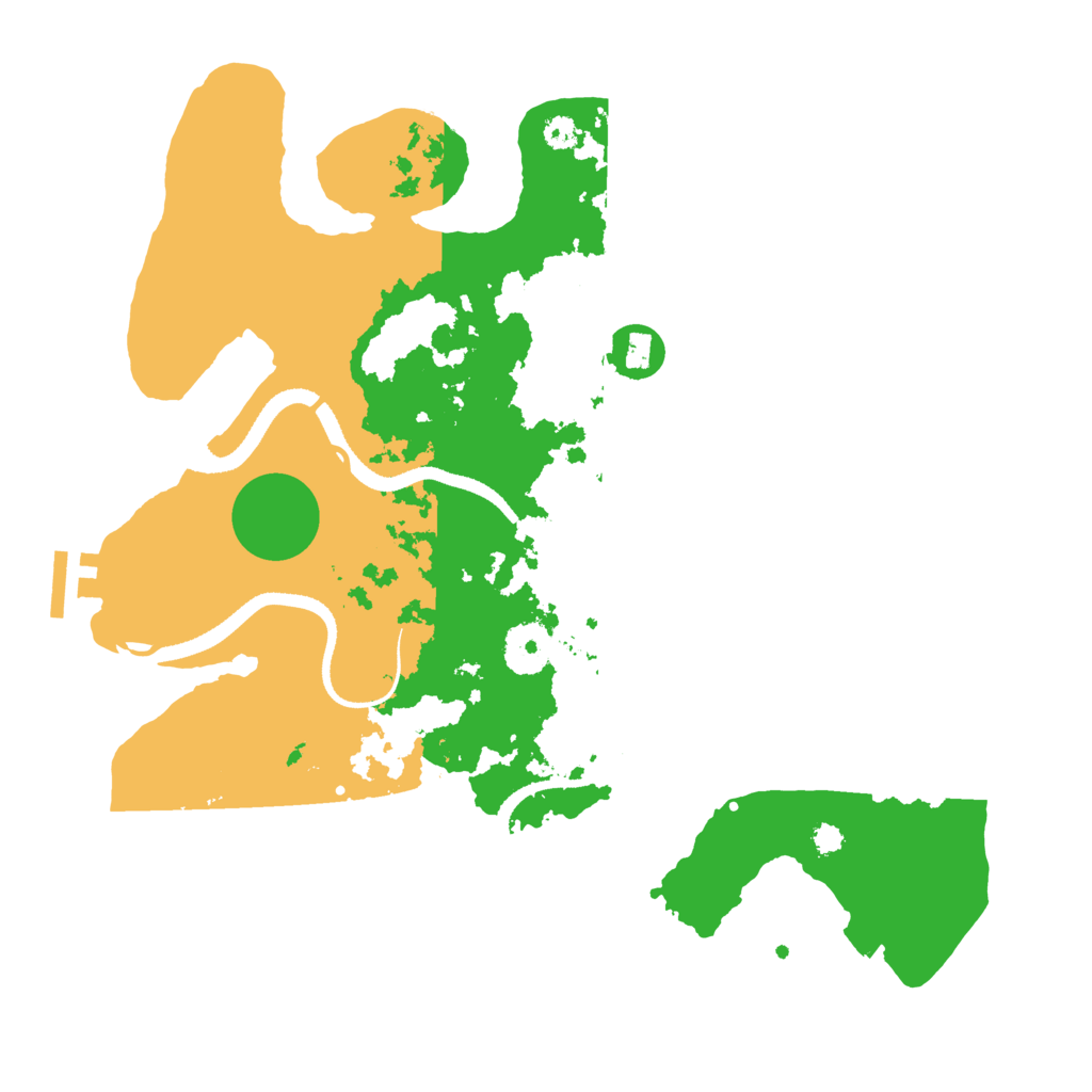 Biome Rust Map: Procedural Map, Size: 3300, Seed: 1823691446