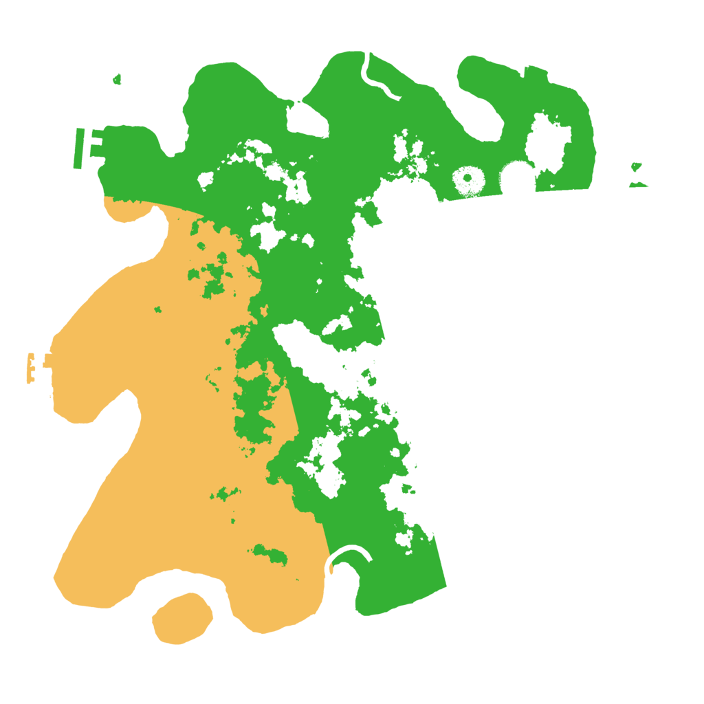Biome Rust Map: Procedural Map, Size: 3500, Seed: 1006407052