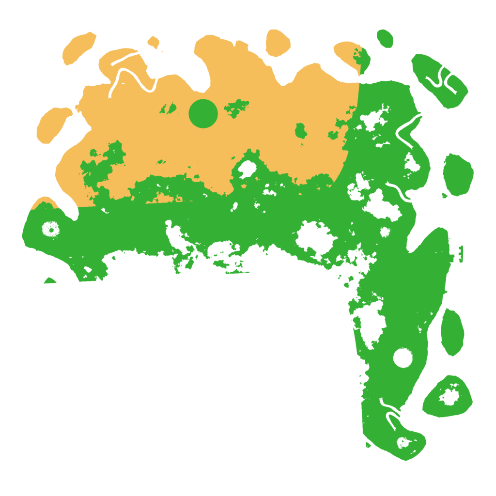 Biome Rust Map: Procedural Map, Size: 4500, Seed: 1712942697