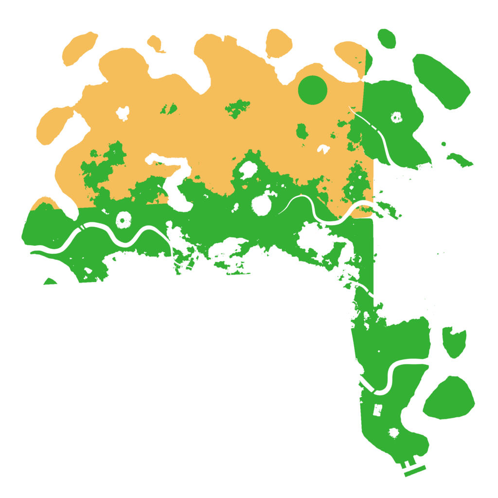 Biome Rust Map: Procedural Map, Size: 4500, Seed: 1712942697