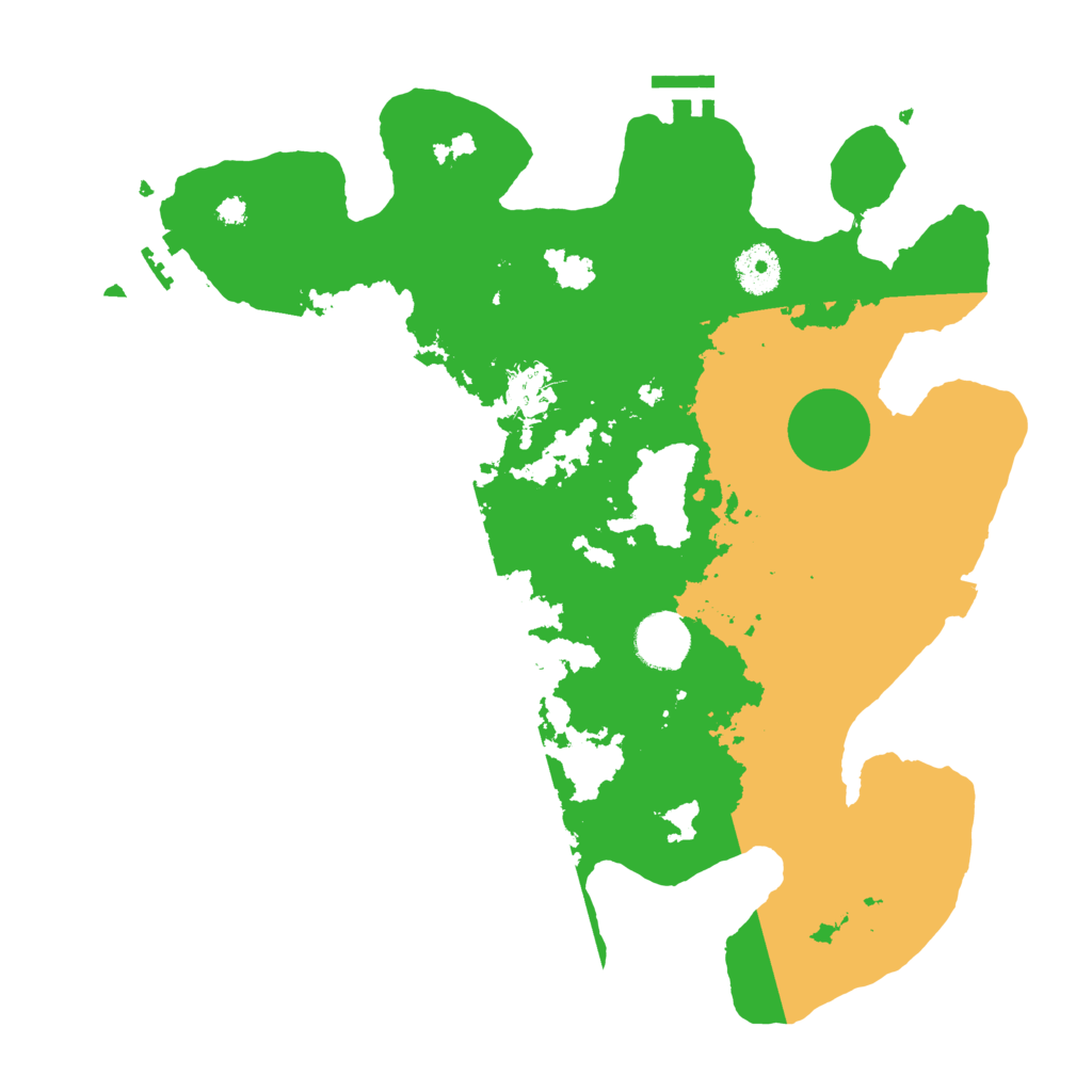 Biome Rust Map: Procedural Map, Size: 3500, Seed: 471714163