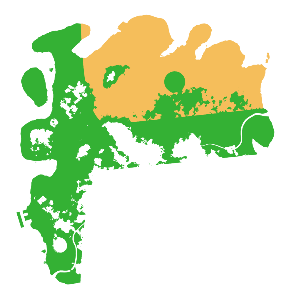 Biome Rust Map: Procedural Map, Size: 3800, Seed: 817182855