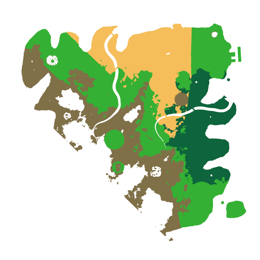 Biome Rust Map: Procedural Map, Size: 3500, Seed: 1780987067