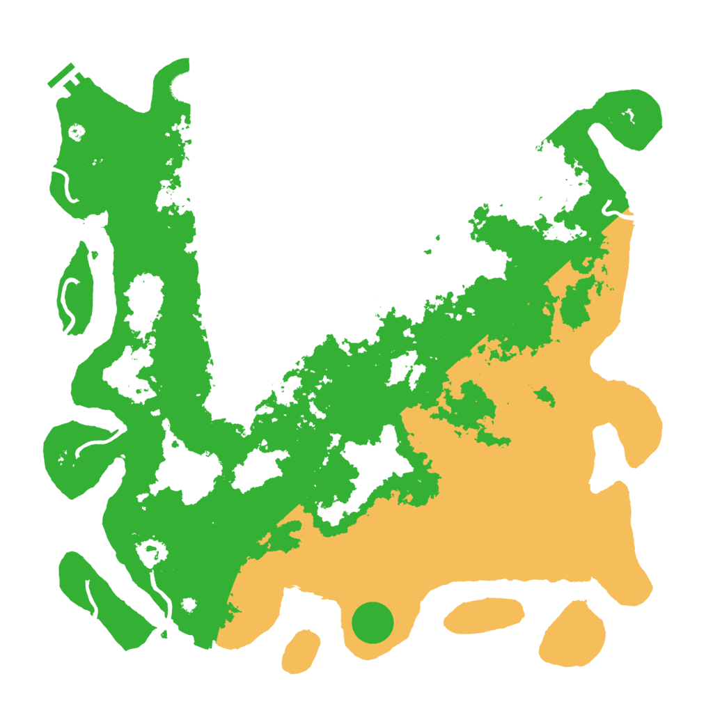 Biome Rust Map: Procedural Map, Size: 4500, Seed: 1889401569