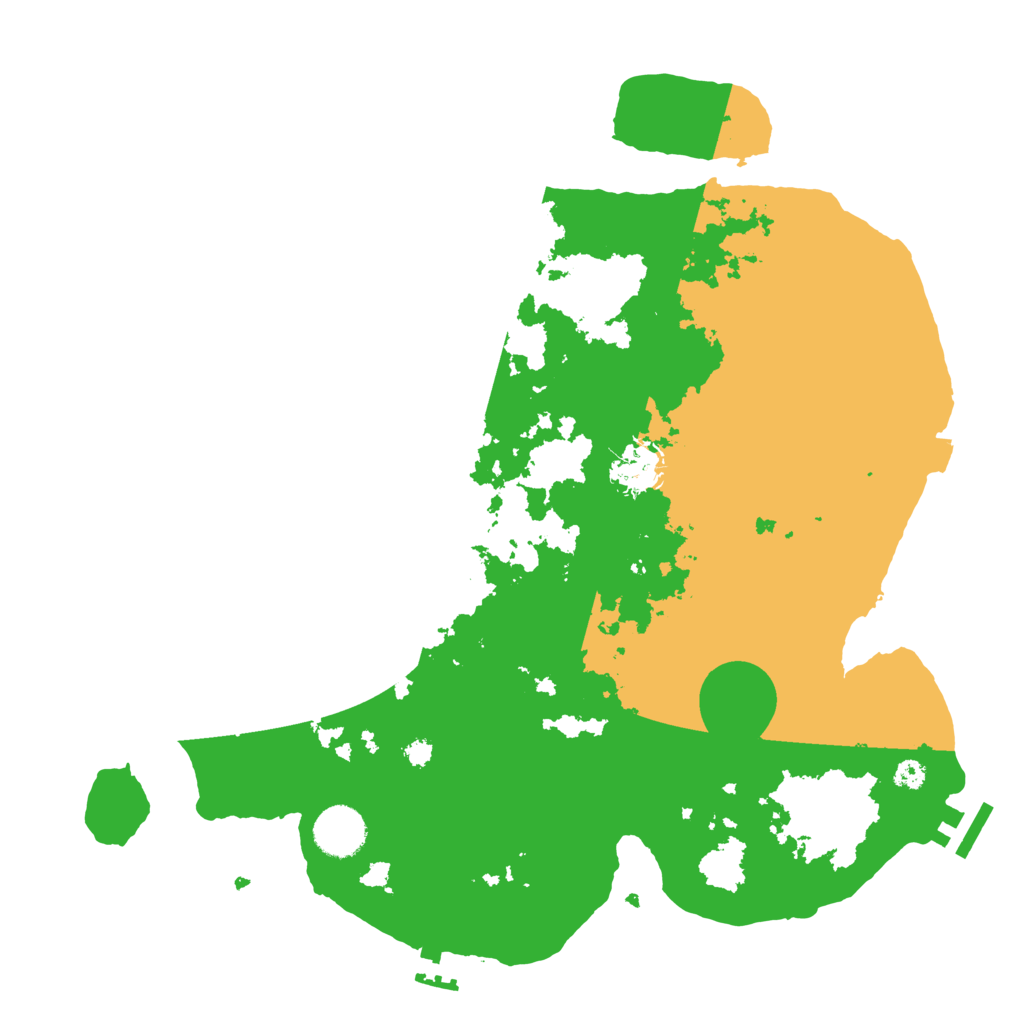 Biome Rust Map: Procedural Map, Size: 3500, Seed: 9755432