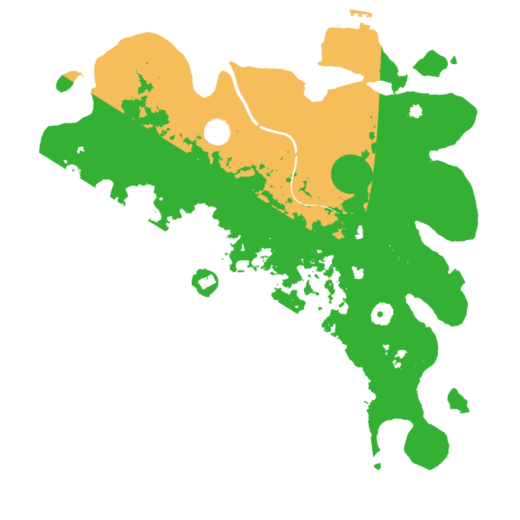 Biome Rust Map: Procedural Map, Size: 3500, Seed: 1321252751