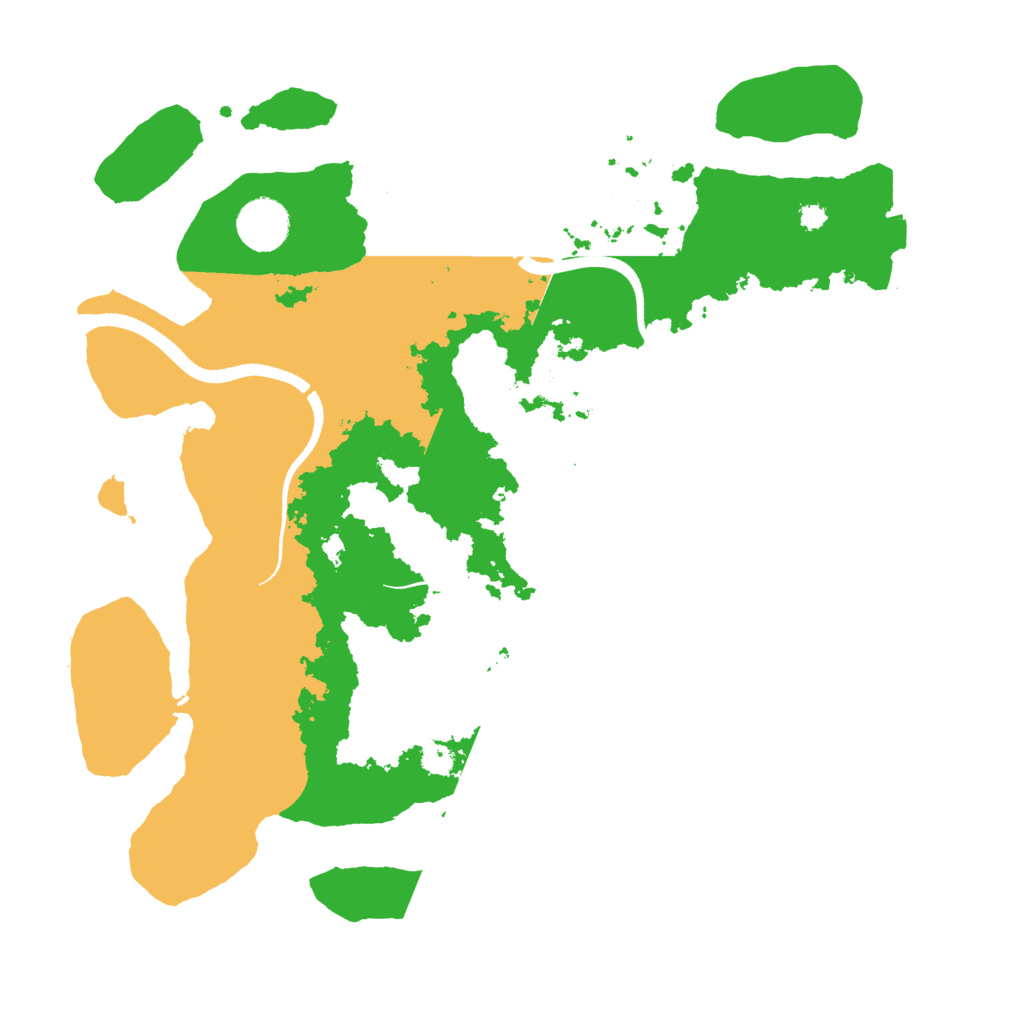 Biome Rust Map: Procedural Map, Size: 3500, Seed: 17478934