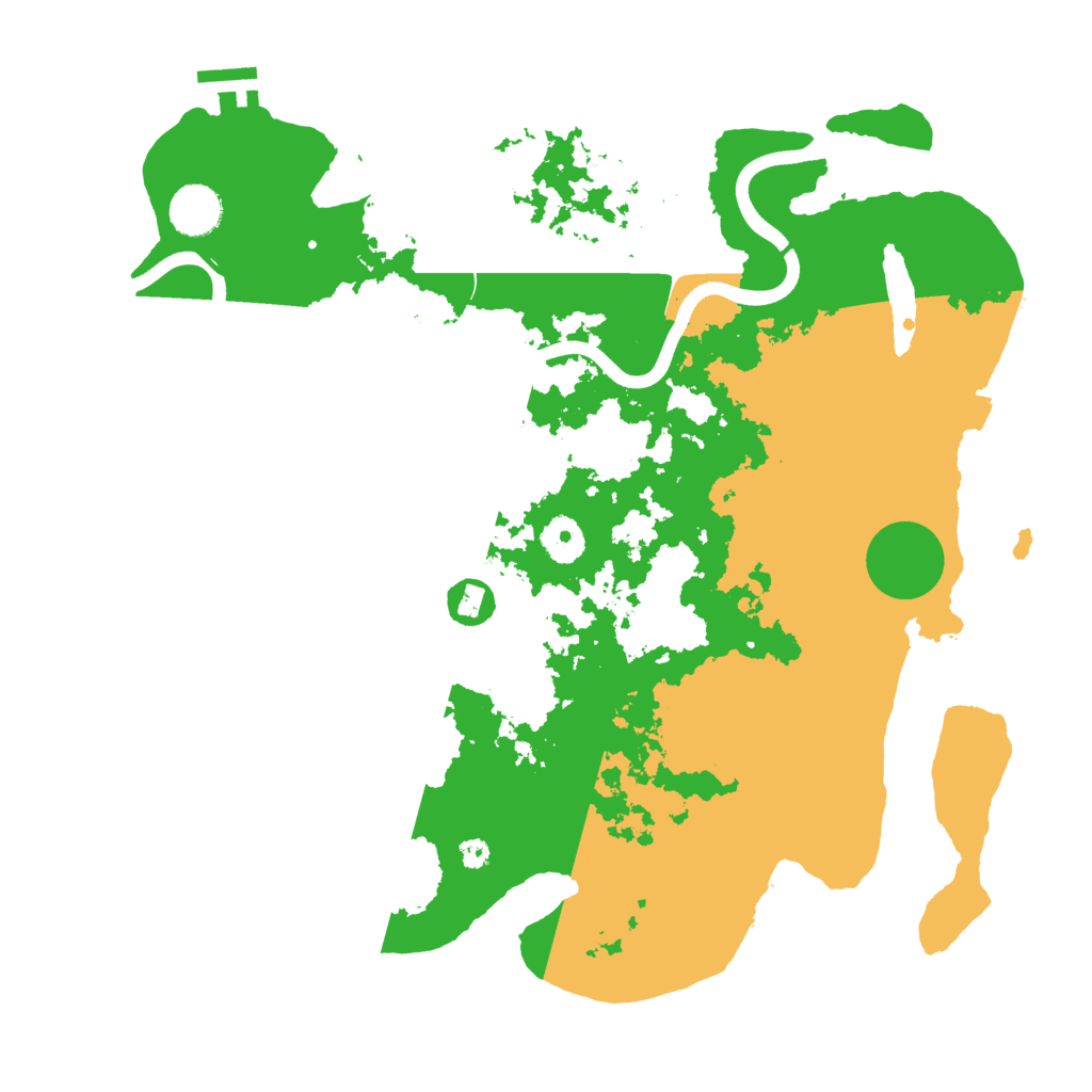 Biome Rust Map: Procedural Map, Size: 3700, Seed: 765055622